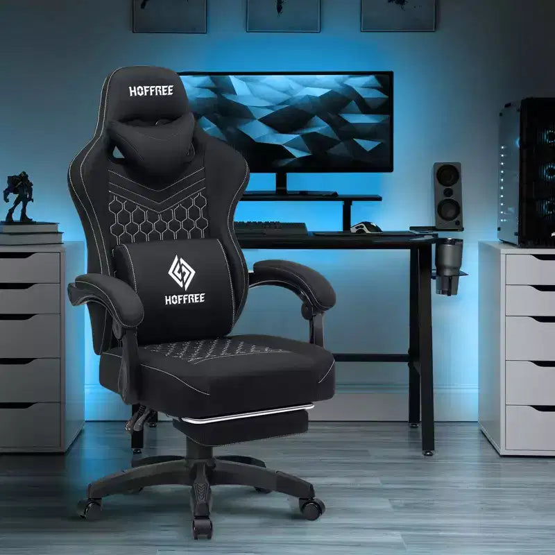 Chaise de jeu massante en tissu respirant