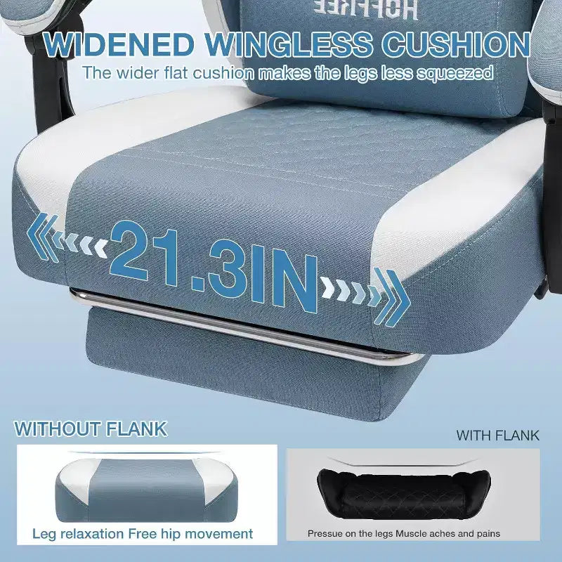 Chaise de jeu massante en tissu respirant