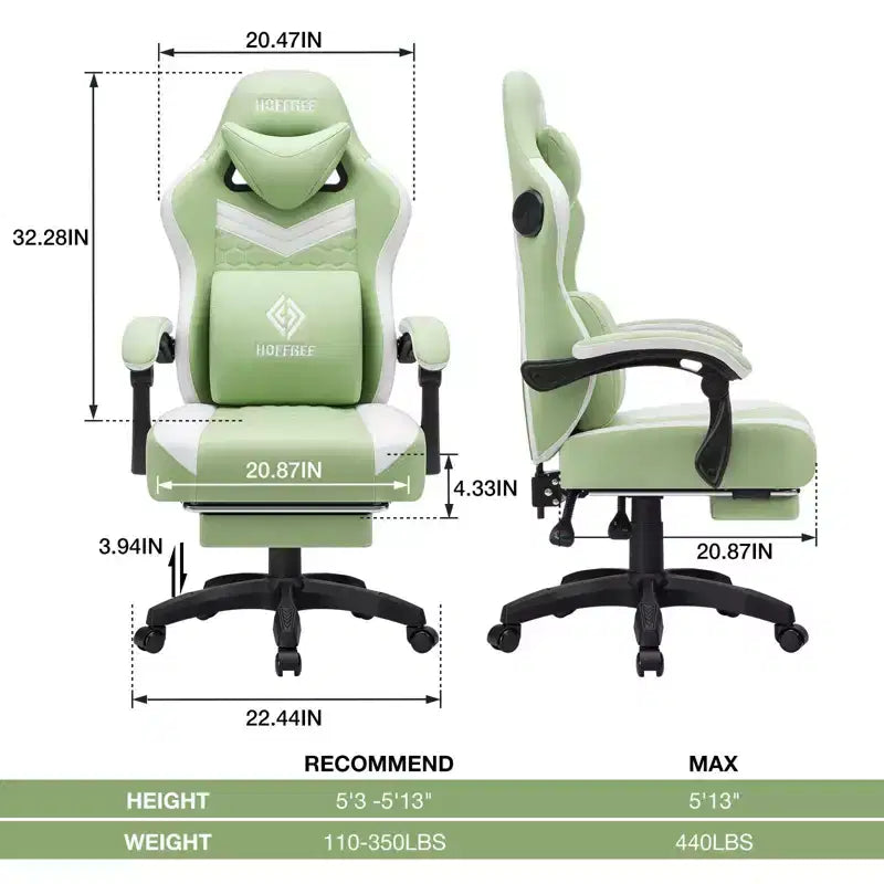 Chaise de jeu massante en tissu respirant