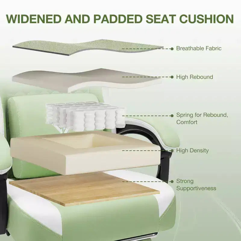 Chaise de jeu massante en tissu respirant