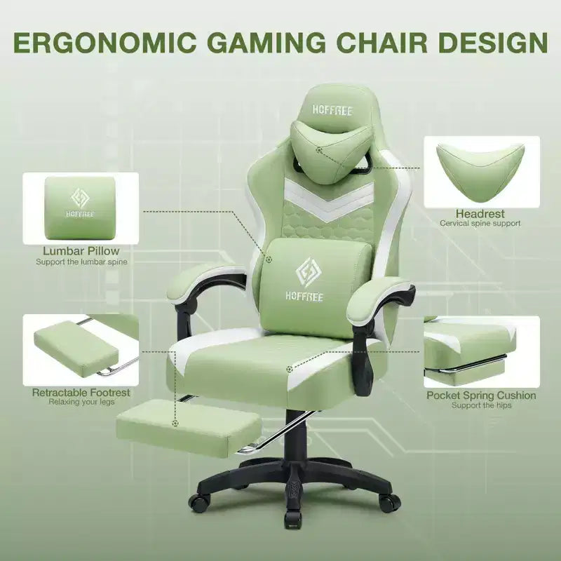 Chaise de jeu massante en tissu respirant