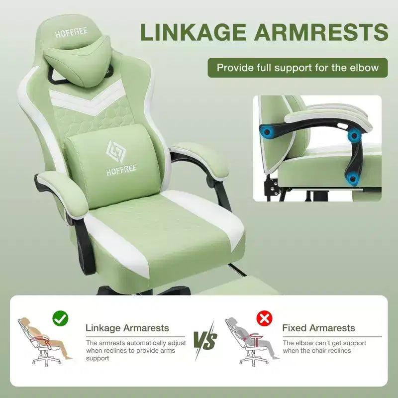 Chaise de jeu massante en tissu respirant