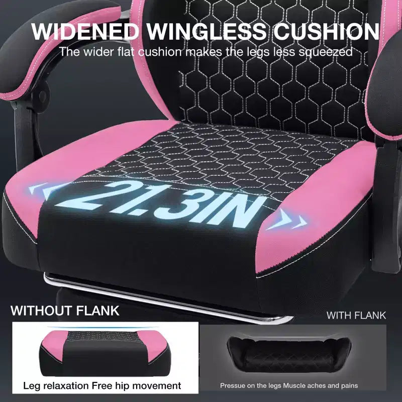 Chaise de jeu massante en tissu respirant