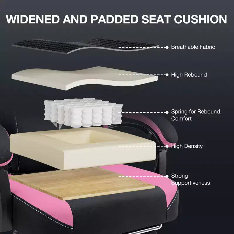 Chaise de jeu massante en tissu respirant