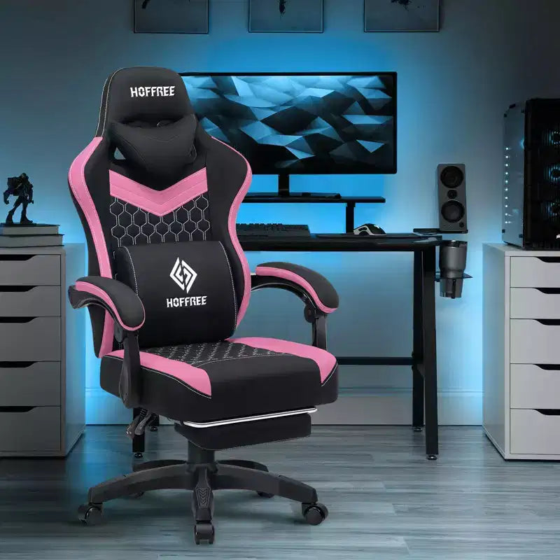 Chaise de jeu massante en tissu respirant