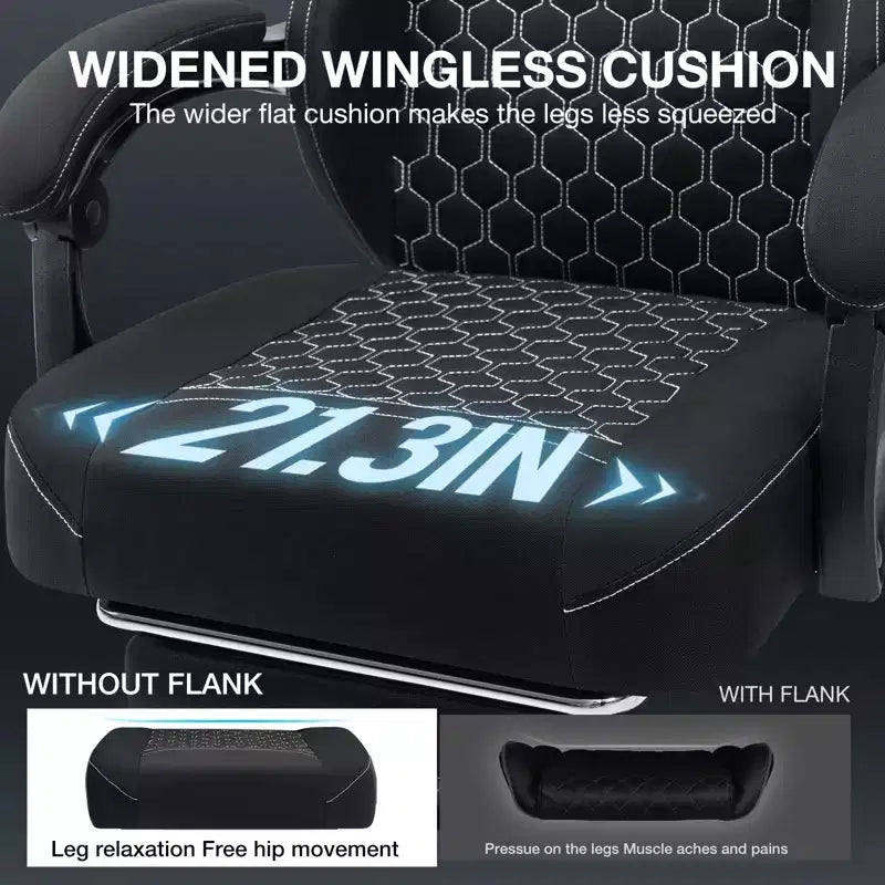 Chaise de jeu massante en tissu respirant