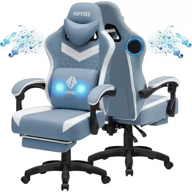 Chaise de jeu massante en tissu respirant