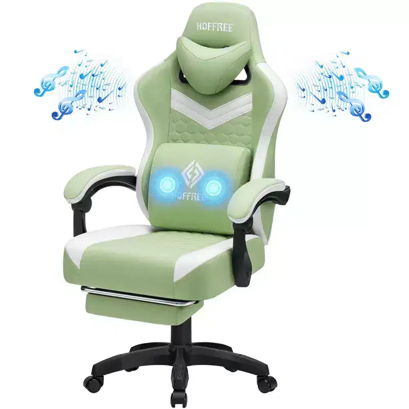 Chaise de jeu massante en tissu respirant