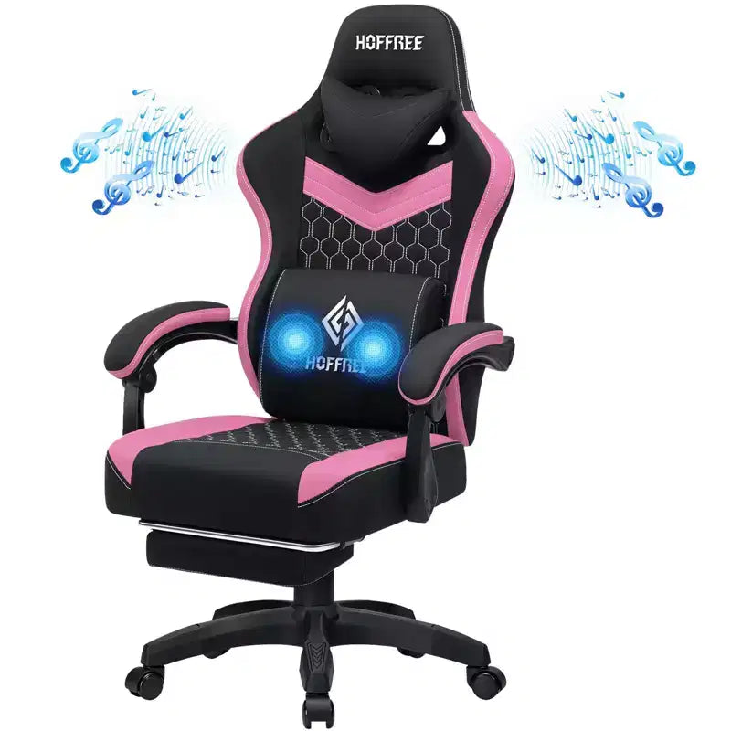 Chaise de jeu massante en tissu respirant