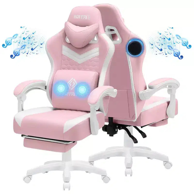 Chaise de jeu massante en tissu respirant