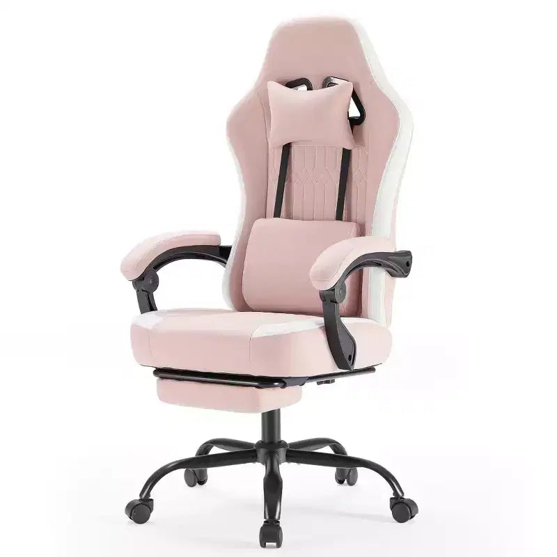 Chaise de bureau ergonomique avec accoudoirs rembourrés, chaise gaming