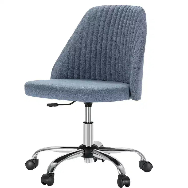 Chaise de bureau à roulettes pivotante en croisillons