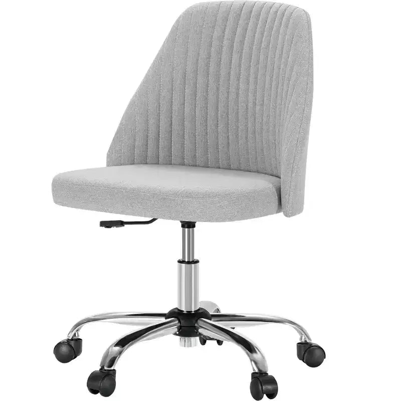 Chaise de bureau à roulettes pivotante en croisillons