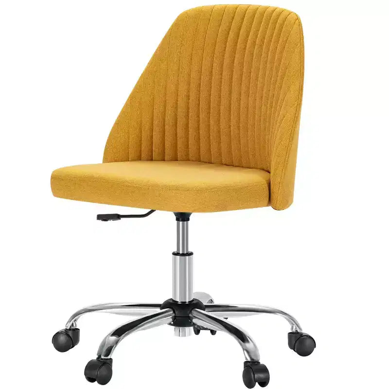 Chaise de bureau à roulettes pivotante en croisillons