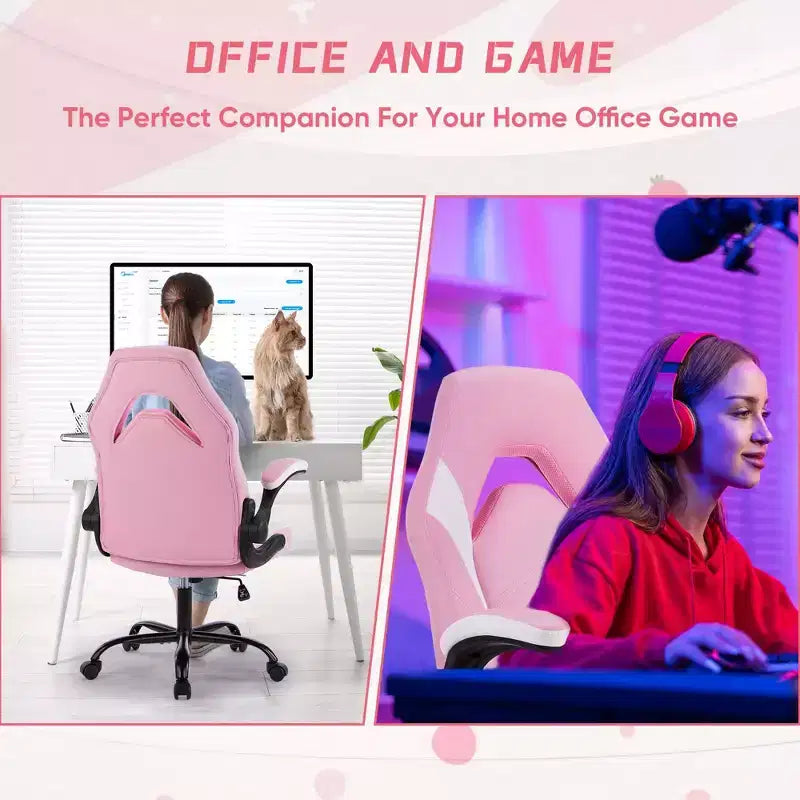 Fauteuil en cuir pivotant entrecroisé à roulettes
