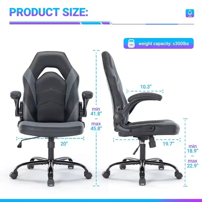 Fauteuil en cuir pivotant entrecroisé à roulettes