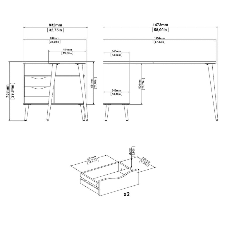 Bureau en L