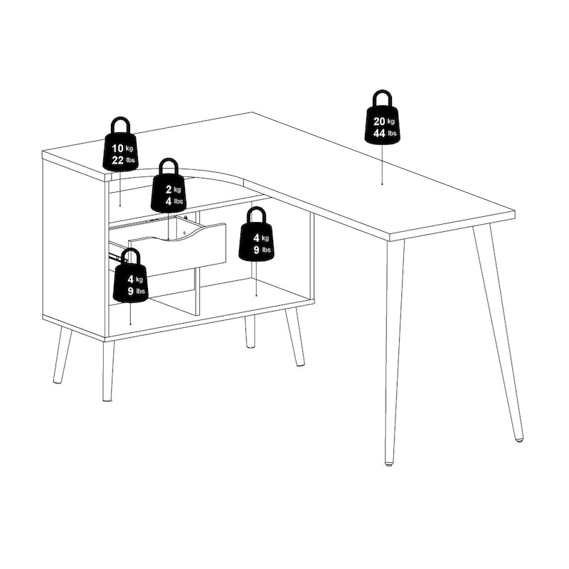 Bureau en L