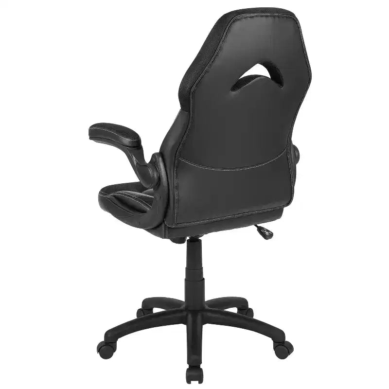 Chaise de bureau ergonomique réglable pivotante pour PC, style course