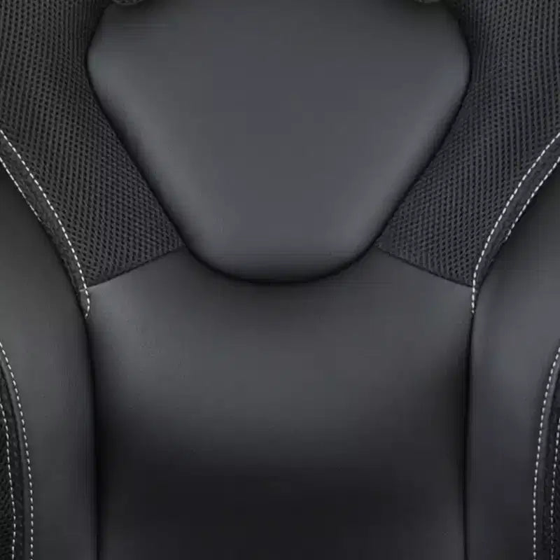Chaise de bureau ergonomique réglable pivotante pour PC, style course