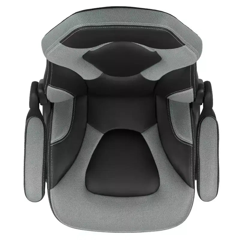 Chaise de bureau ergonomique réglable pivotante pour PC, style course
