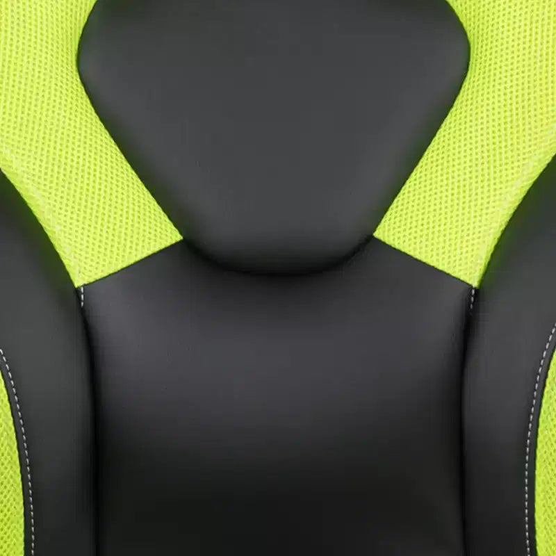 Chaise de bureau ergonomique réglable pivotante pour PC, style course
