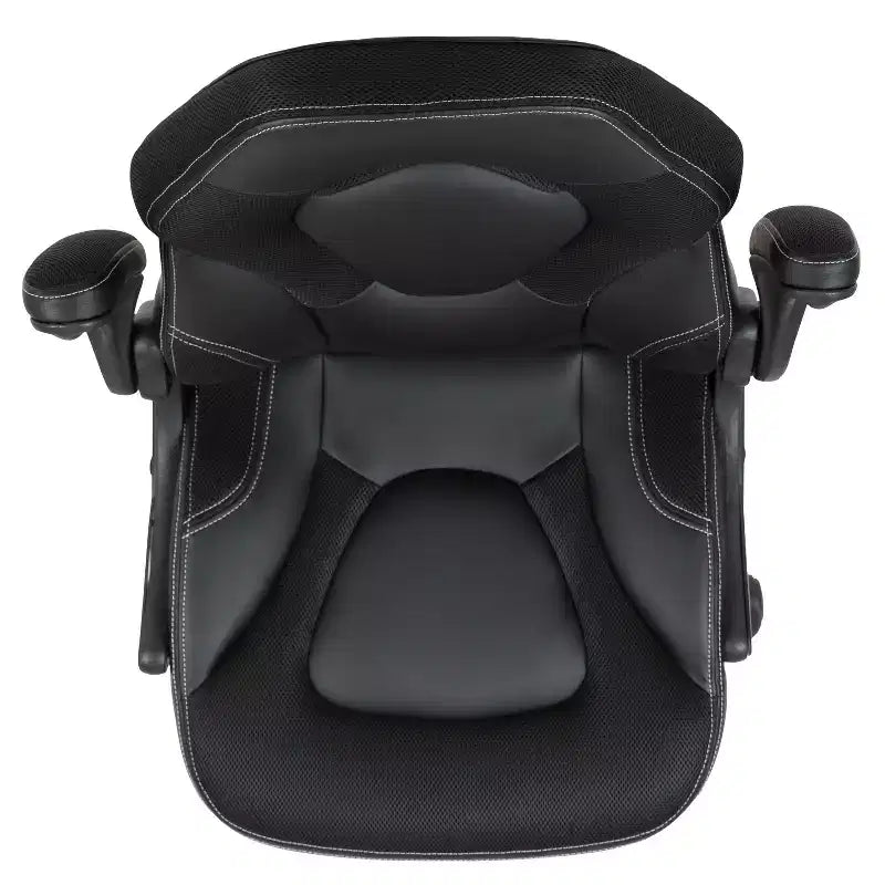 Chaise de bureau ergonomique réglable pivotante pour PC, style course