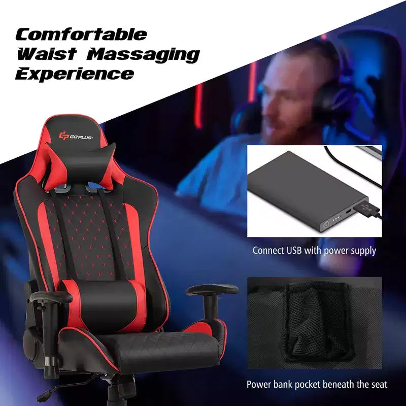 Fauteuil de Gamer Inclinable Massant