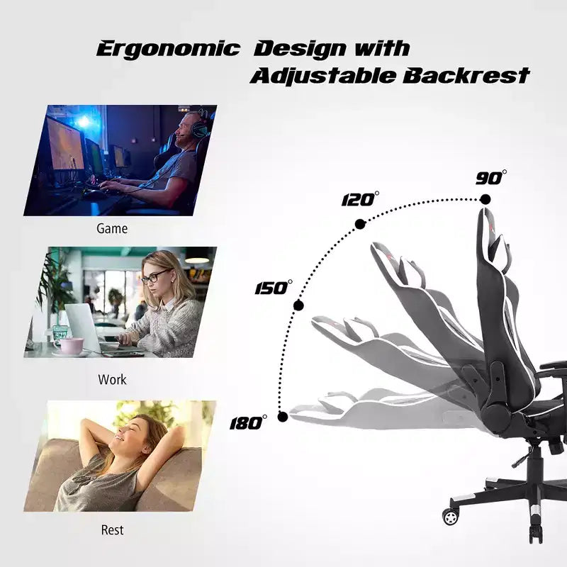 Fauteuil de Gamer Inclinable Massant