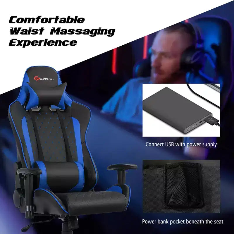 Fauteuil de Gamer Inclinable Massant