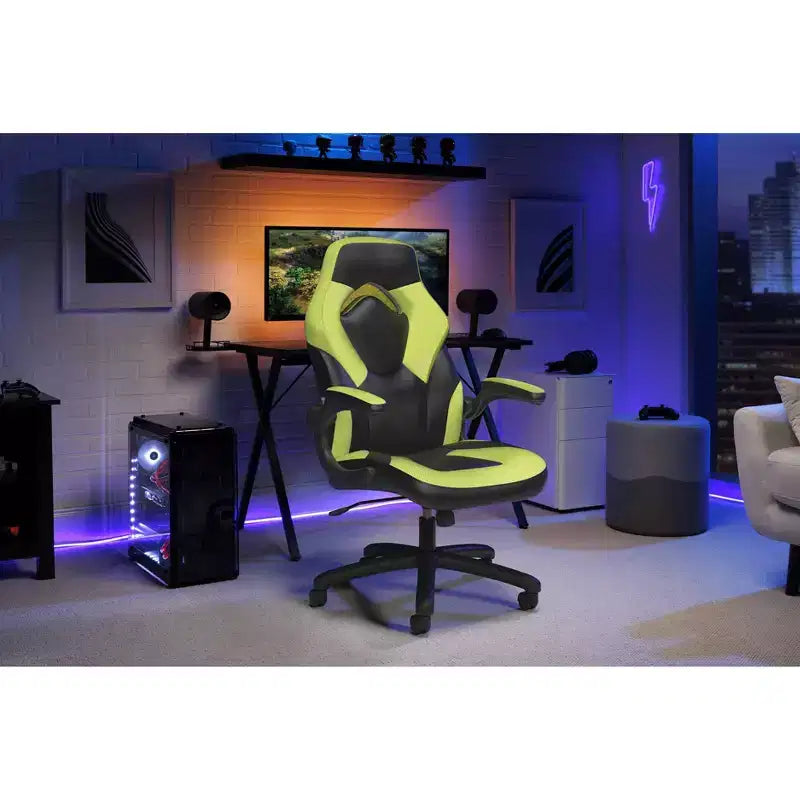 Chaise de jeu ergonomique avec accoudoirs relevables