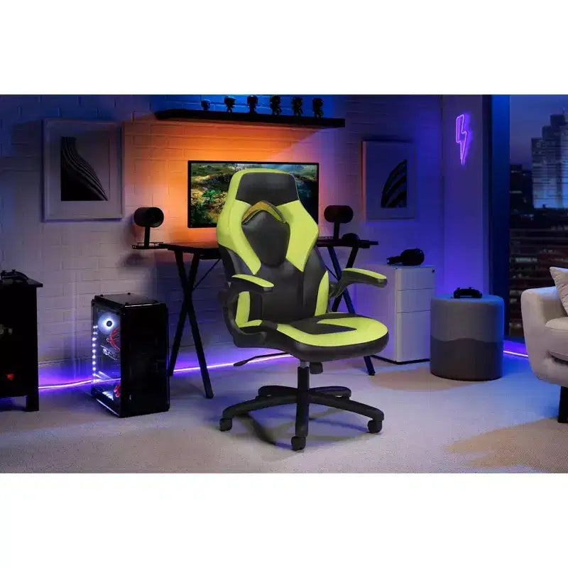 Chaise de jeu ergonomique avec accoudoirs relevables