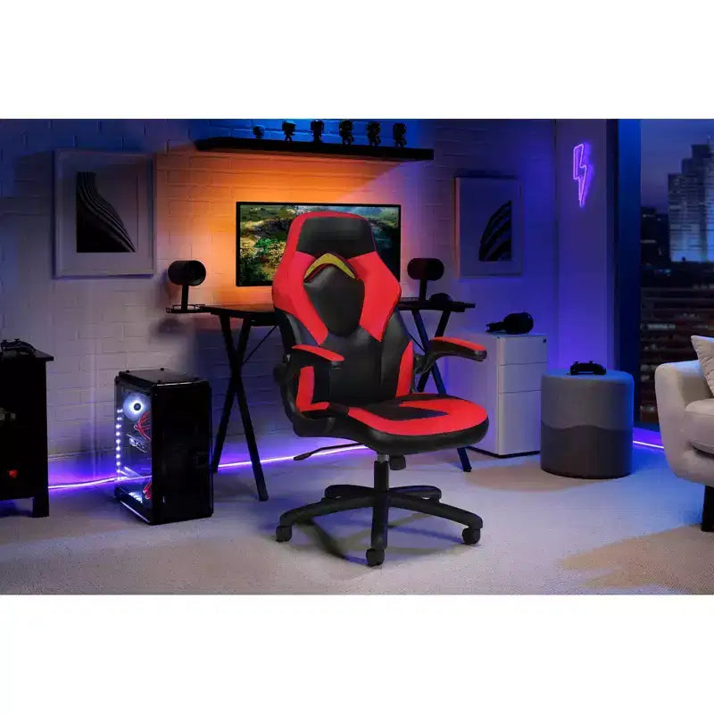 Chaise de jeu ergonomique avec accoudoirs relevables
