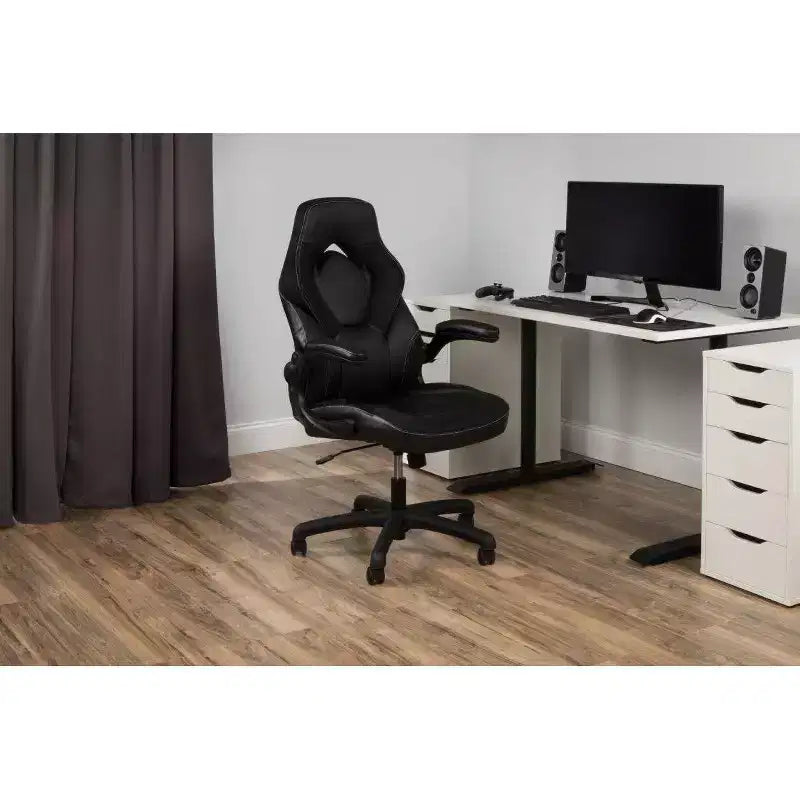 Chaise de jeu ergonomique avec accoudoirs relevables