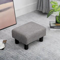 Pouf de repose-pieds moderne en lin