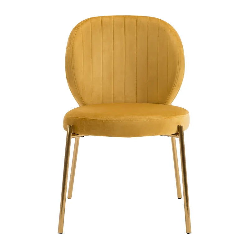 Chaises de salle à manger en velours Petites chaises d'appoint mignonnes