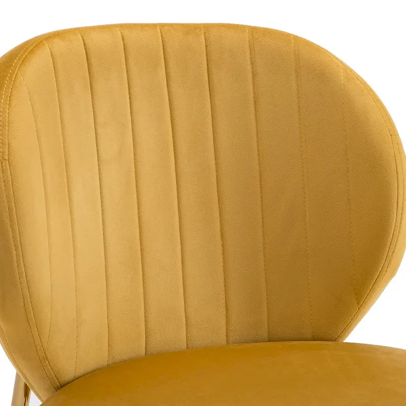 Chaises de salle à manger en velours Petites chaises d'appoint mignonnes
