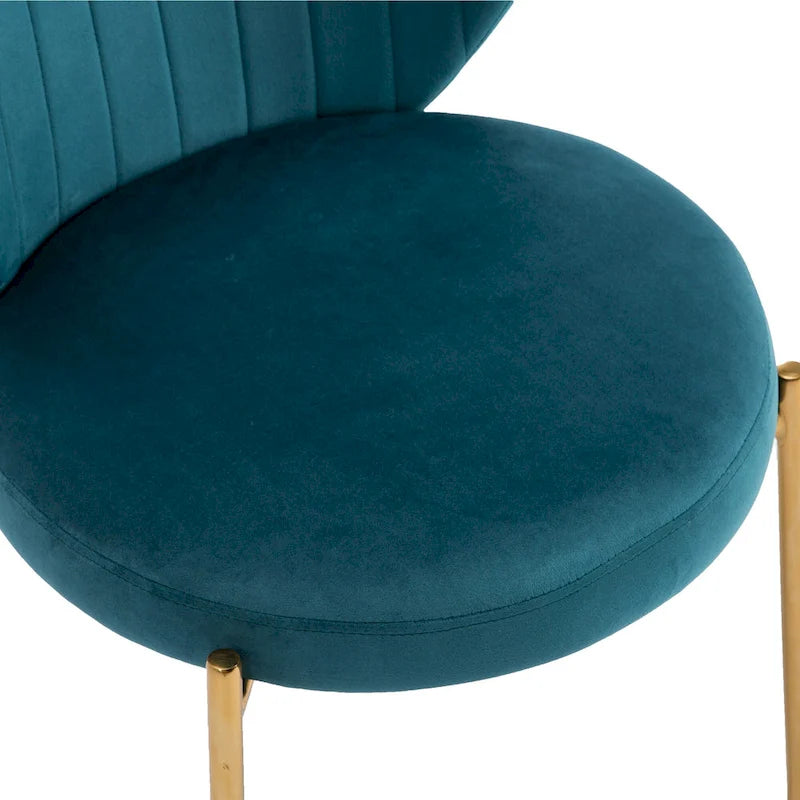 Chaises de salle à manger en velours Petites chaises d'appoint mignonnes