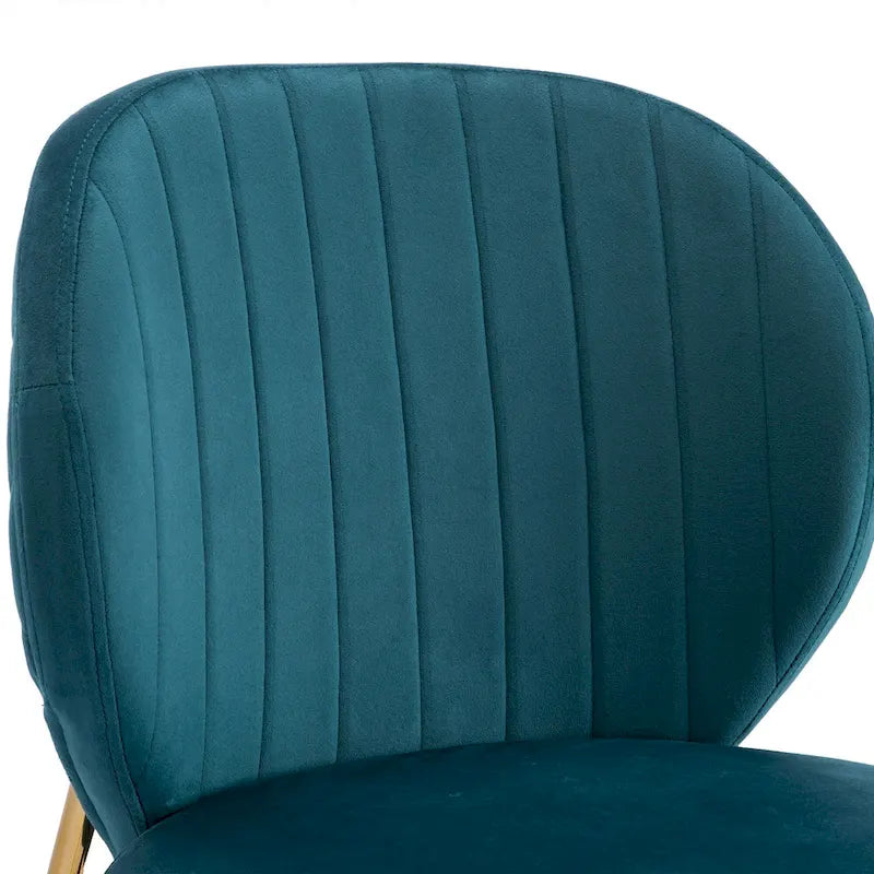 Chaises de salle à manger en velours Petites chaises d'appoint mignonnes