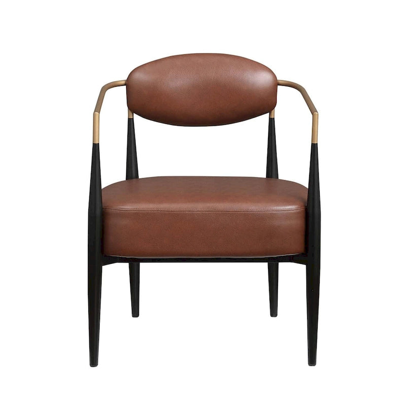Chaise de salle à manger Boucle Chaise de salon Cadre métallique élégant