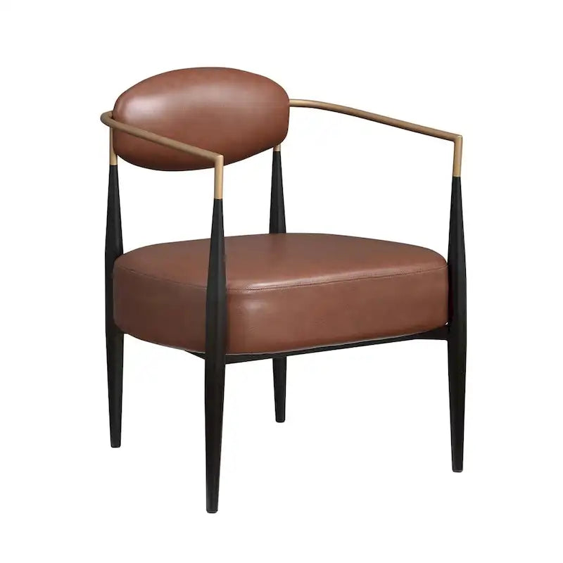 Chaise de salle à manger Boucle Chaise de salon Cadre métallique élégant