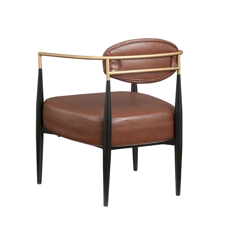 Chaise de salle à manger Boucle Chaise de salon Cadre métallique élégant