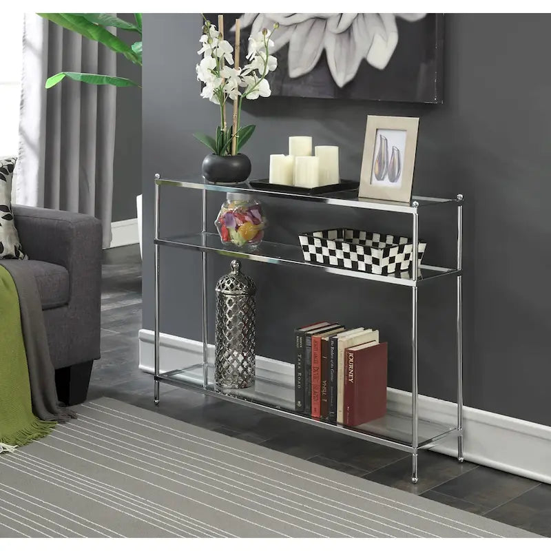 Console en verre