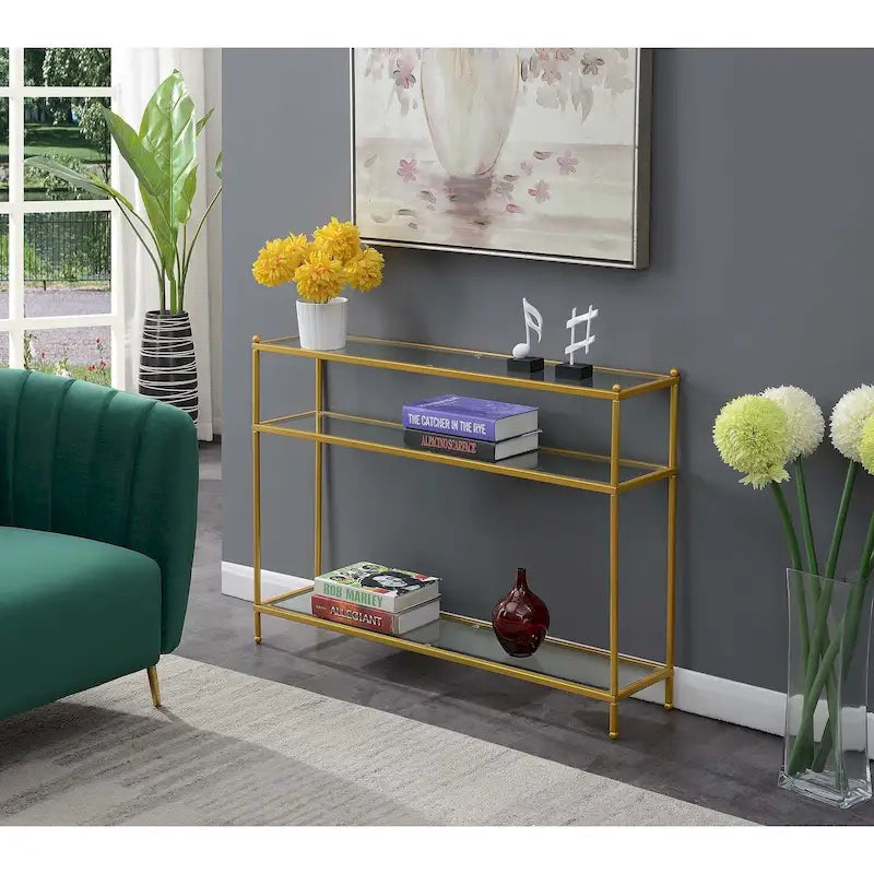 Console en verre