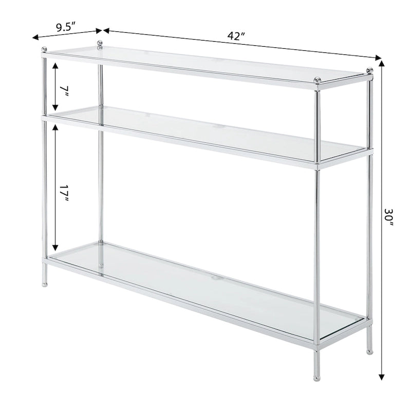 Console en verre