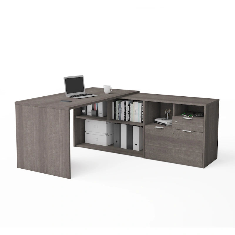 Bureau d'angle à 2 tiroirs