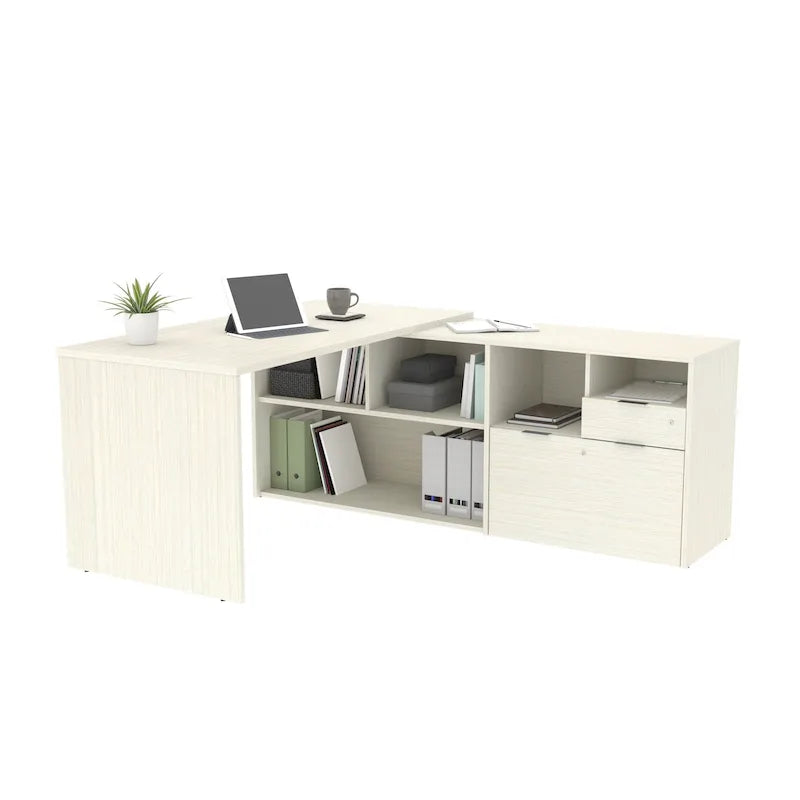 Bureau d'angle à 2 tiroirs