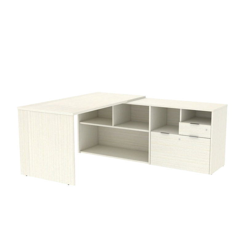 Bureau d'angle à 2 tiroirs