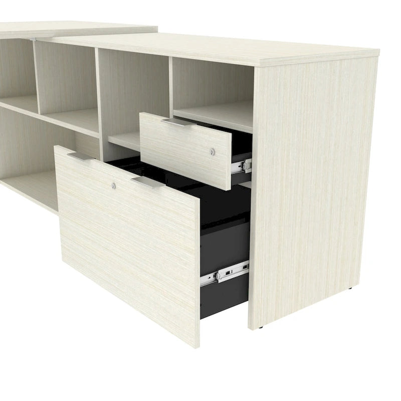 Bureau d'angle à 2 tiroirs