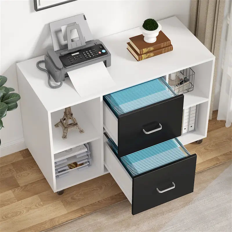 Classeur moderne noir et blanc